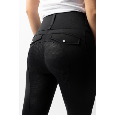 Legging Hybrid Horze Anya feminino fullgrip Preto Legging Hybrid Horze Anya feminino fullgrip Preto