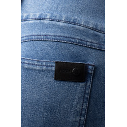 Calça Horze Carolyn denim fullgrip feminina Denim claro Azul Calça Horze Carolyn denim fullgrip feminina Denim claro Azul