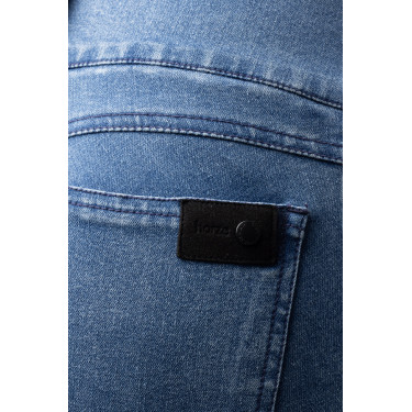 Calça Horze Carolyn denim fullgrip feminina Calça Horze Carolyn denim fullgrip feminina