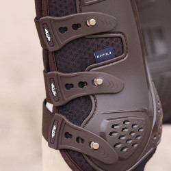 Guétras de dressage HV Polo Pro Movement Castanho