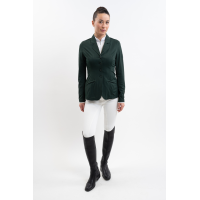 Casaco de competição Harcour Jade US feminino Selva Branco