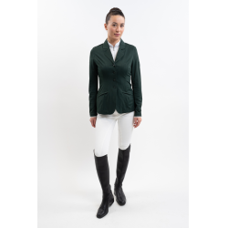Casaco de competição Harcour Jade US feminino Selva Branco