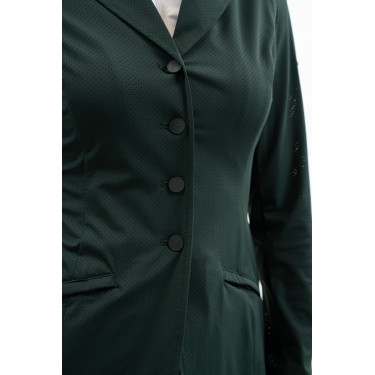 Casaco de competição Harcour Jade US feminino Selva Branco