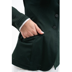 Casaco de competição Harcour Jade US feminino Selva Branco