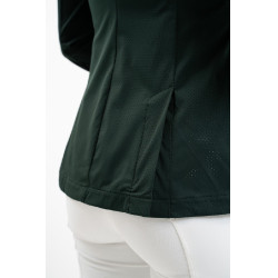 Casaco de competição Harcour Jade US feminino Selva Branco