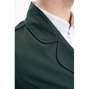 Casaco de competição Harcour Jade US feminino Selva Branco
