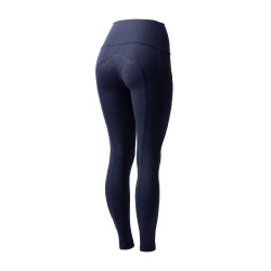 Legging de cintura alta com silicone integral Gillian Horze feminino Abertura Azul-marinho Legging de cintura alta com silicone integral Gillian Horze feminino Abertura Azul-marinho