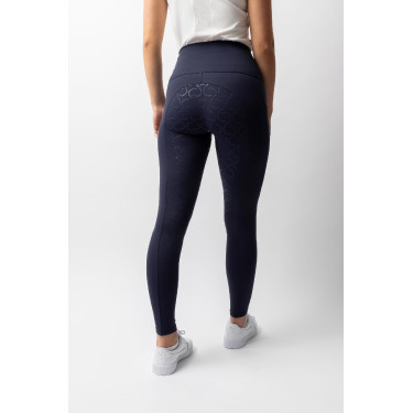Legging de cintura alta com silicone integral Gillian Horze feminino Abertura Azul-marinho Legging de cintura alta com silicone integral Gillian Horze feminino Abertura Azul-marinho
