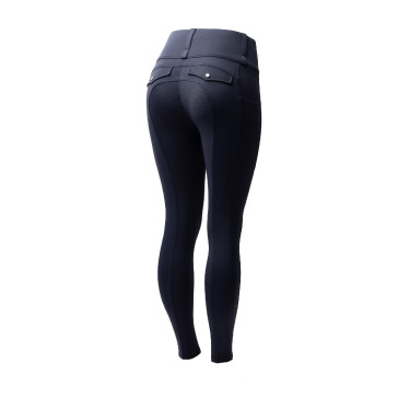Legging Hybrid Horze Anya feminino fullgrip Marinho escuro Azul