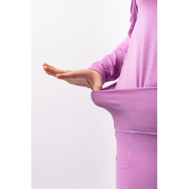 Legging de cobertura total Gillian para criança Horze Pensamento pálido Violeta Legging de cobertura total Gillian para criança Horze Pensamento pálido Violeta