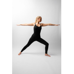 Macacão de equitação feminino B Vertigo Carin Beleza negra Preto