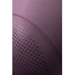 Legging de equitação Horze Maia com fundo completo feminino Ameixa preta Violeta