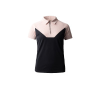 Pólo B Vertigo Giselle bicolor feminino Beleza negra Preto