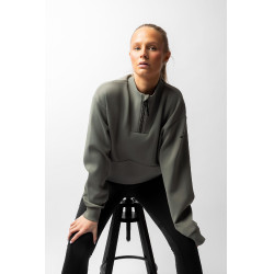 Sweat B Vertigo Lilou mulher Manjedoura Basilic Rosa