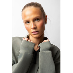 Sweat B Vertigo Lilou mulher Manjedoura Basilic Rosa