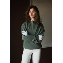 Sweat B Vertigo Lilou mulher Manjedoura Basilic Rosa