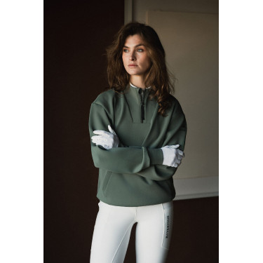 Sweat B Vertigo Lilou mulher Manjedoura Basilic Rosa