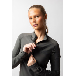 Camiseta de treino B Vertigo Odina feminina Quimera Cinzento