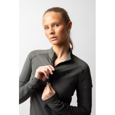 Camiseta de treino B Vertigo Odina feminina Quimera Cinzento