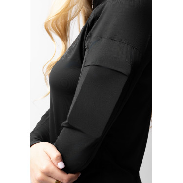 Camiseta de treino B Vertigo Odina feminina Beleza negra Preto