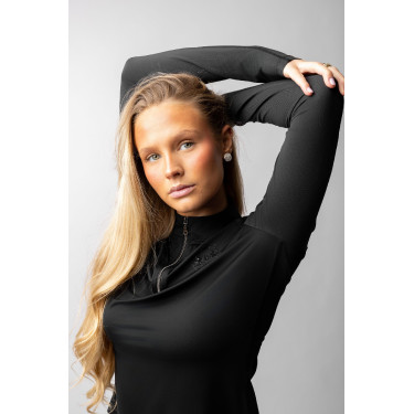 Camiseta de treino B Vertigo Odina feminina Beleza negra Preto