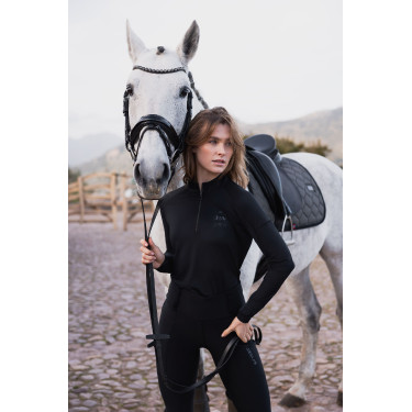 Camiseta de treino B Vertigo Odina feminina Beleza negra Preto