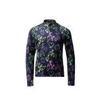 Camiseta de treino infantil Horze Mea Estampa de grafite Multicolor