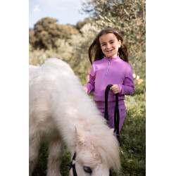 Camiseta de treino infantil Horze Mea Pensamento pálido Violeta