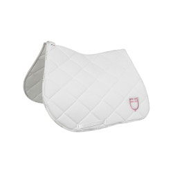 Sela de salto com logotipo multicolorido GP Equestro Branco / branco / bailarina