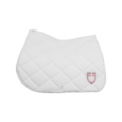 Sela de salto com logotipo multicolorido GP Equestro Branco / branco / bailarina