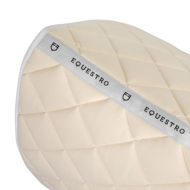 Almofada de adestramento em tecido técnico com logotipo bordado White Line Equestro Almofada de adestramento em tecido técnico com logotipo bordado White Line Equestro