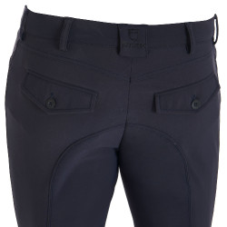 Calça ajustada com grip masculina com logotipo Caspar Equestro Blazer marinho Azul-marinho