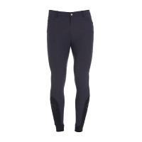 Calça ajustada com grip integral masculino Aria Equestro Blazer marinho Azul-marinho