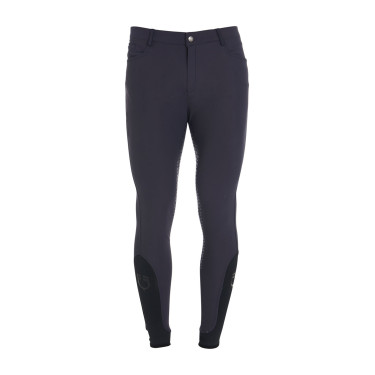 Calça ajustada com grip integral masculino Aria Equestro Blazer marinho Azul-marinho Calça ajustada com grip integral masculino Aria Equestro Blazer marinho Azul-marinho