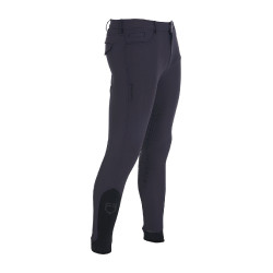 Calça ajustada com grip integral masculino Aria Equestro Blazer marinho Azul-marinho Calça ajustada com grip integral masculino Aria Equestro Blazer marinho Azul-marinho