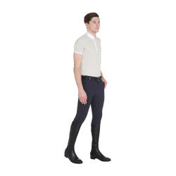 Calça ajustada com grip integral masculino Aria Equestro Blazer marinho Azul-marinho Calça ajustada com grip integral masculino Aria Equestro Blazer marinho Azul-marinho