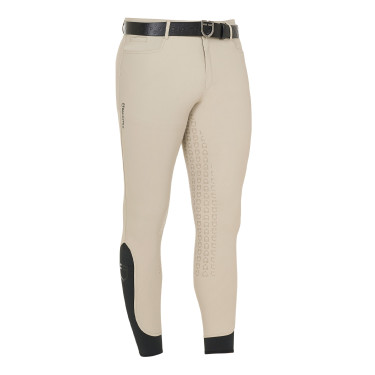 Calça com grip completo masculino em tecido técnico Equestro Calça com grip completo masculino em tecido técnico Equestro