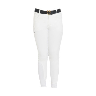 Calça infantil em tecido técnico Equestro Calça infantil em tecido técnico Equestro