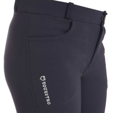 Calça infantil em tecido técnico Equestro Blazer marinho Azul-marinho