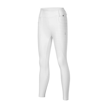 Calça Kingsland KLKristin pull-up com fundo integral feminina Branco Calça Kingsland KLKristin pull-up com fundo integral feminina Branco