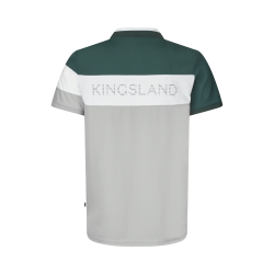 Polo em malha piqué Kingsland KLNasim homem Névoa do porto Cinzento