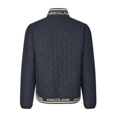 Casaco de equitação acolchoado masculino Kingsland KLNoelle Marinho Azul-marinho
