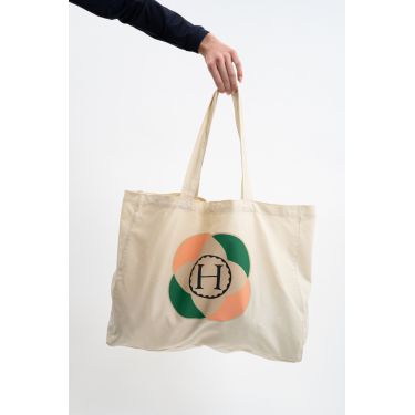 Totebag Casual Harcour Bertille Natural / flor
