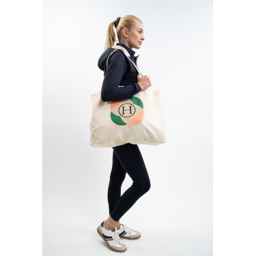 Totebag Casual Harcour Bertille Natural / flor