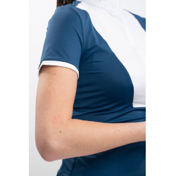 Polo de competição Harcour Shine Azul lagoa Polo de competição Harcour Shine Azul lagoa