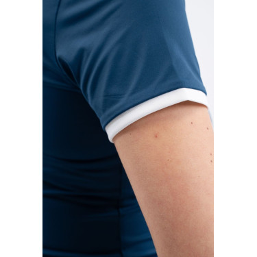 Polo de competição Harcour Shine Azul lagoa Polo de competição Harcour Shine Azul lagoa