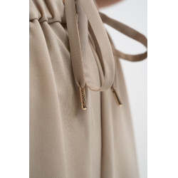 Calça Paisley Harcour feminina Linho Bege