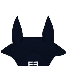 Touca anti-moscas em tecido técnico com logotipo Equestro Marinho / branco Azul