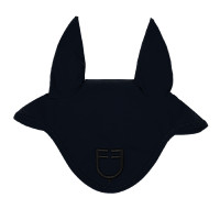 Touca anti-moscas em tecido técnico com logotipo Equestro Marinho / preto Azul