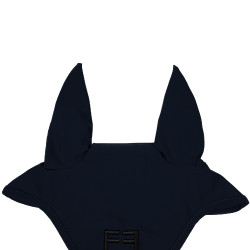 Touca anti-moscas em tecido técnico com logotipo Equestro Marinho / preto Azul